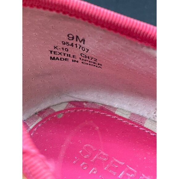 Sperry Top-Sider Womens Embroidered Pink Floral Ballet Flats Woven Straw Size 9M - Picture 6 of 9